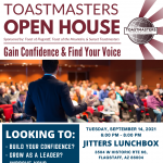 ToastMasters International: OPEN HOUSE || In person and online