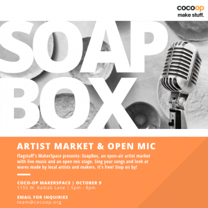 SoapBox: Maker Market and Open Mic Night