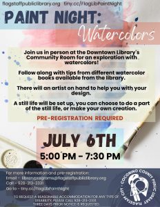 Library Paint Night: Watercolors