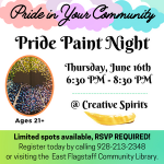 Pride in Your Community: Pride Paint Night