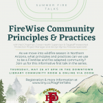 Summer Fire Talks: FireWise Community Principles & Practices