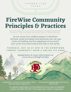 Summer Fire Talks: FireWise Community Principles & Practices