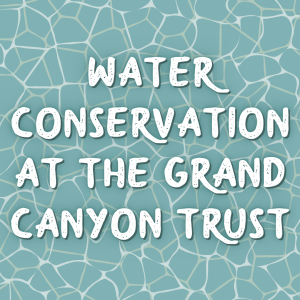 Water Conservation at the Grand Canyon Trust