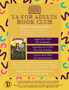 YA Book Club for Adults