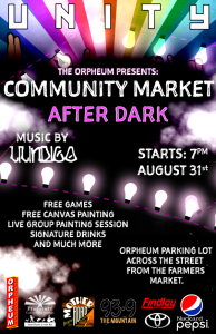 Community Market "After Dark"