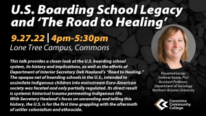 US Boarding School Legacy and 'The Road to Healing'