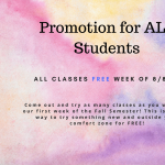Gallery 1 - Free Dance Classes week of 8/8/22
