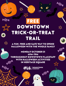 Downtown Flagstaff Trick or Treat Trail