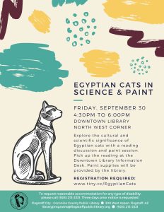 Egyptian Cats in Science & Paint