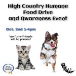 High Country Humane Food Drive and Happy Hour