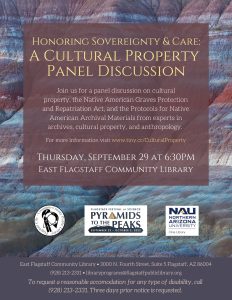 Honoring Sovereignty and Care: A Cultural Property Panel Discussion