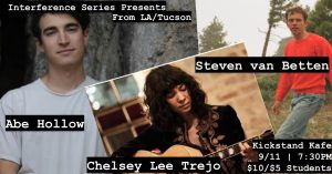 Musicians Abe Hollow//Steven van Betten//Chelsey Lee Trejo