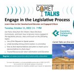 Engage in the Legislative Process- COMET TALKS