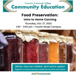 Food Preservation: Intro to Home Canning