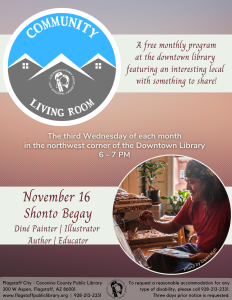 Community Living Room featuring Shonto Begay