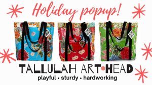 Darcy Falk / Tallulah ArtHead Holiday Pop up @ Mountain Sports