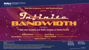 NAU Wind Symphony and Symphonic Band present Infinite Bandwith