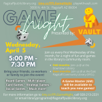 Game Night @ the Library with Vault