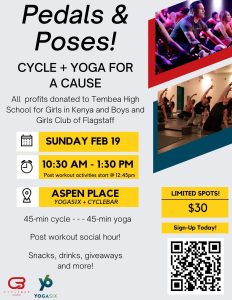 Pedals & Poses: CycleBar x YogaSix Workout Charity Event