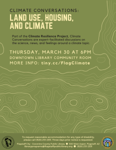 Climate Conversation: Land Use, Housing, and Climate
