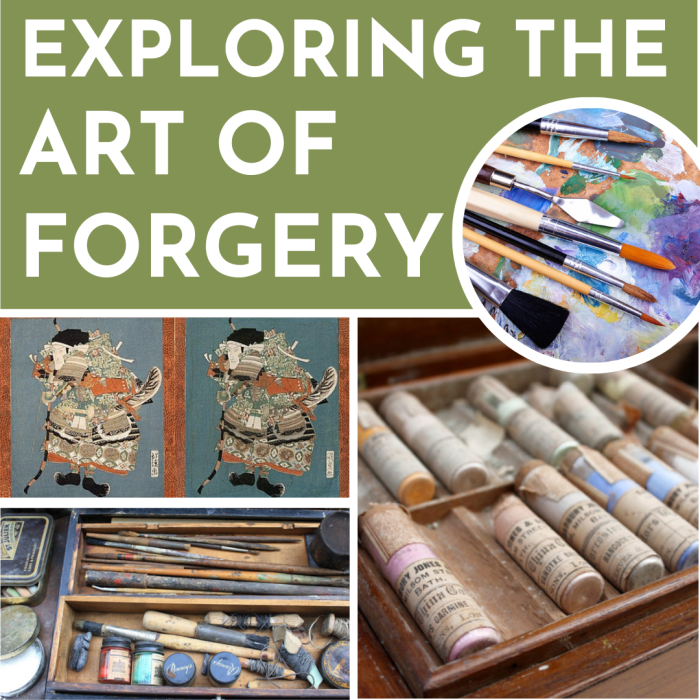 Exploring the Art of Forgery