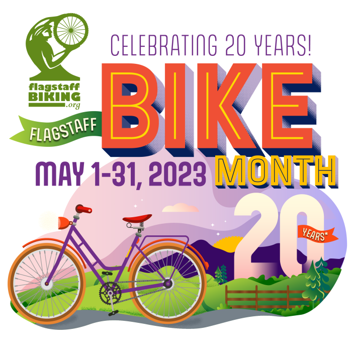 May 2023 is Flagstaff Bike Month!
