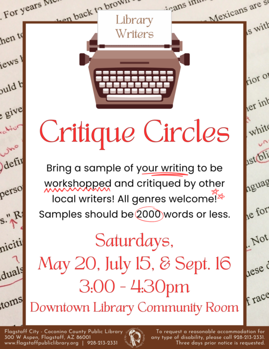 Library Writers: Critique Circle