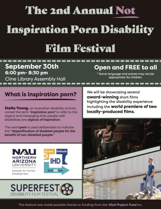 The 2nd Annual Not-Inspiration Porn Disability Film Festival